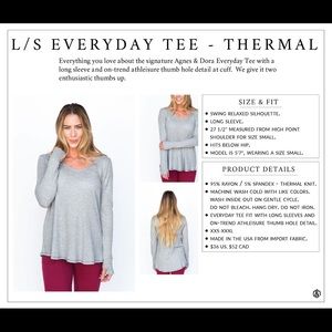 Agnes and Dora every day tee